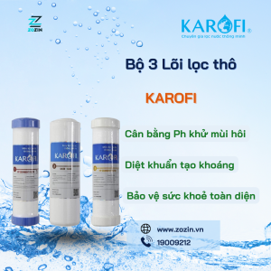 Bộ 3 Lõi Lọc Thô Karofi