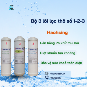 Bộ 3 lõi lọc thô số 1-2-3 - Haohsing