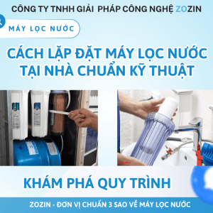 Cách lắp máy lọc nước chuẩn kỹ thuật giúp máy bền và nước sạch