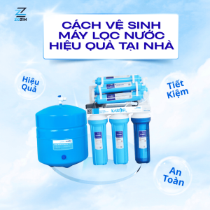 Cách vệ sinh máy lọc nước hiệu quả tại nhà