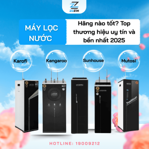 Máy lọc nước hãng nào tốt Top thương hiệu uy tín và bền nhất 2025