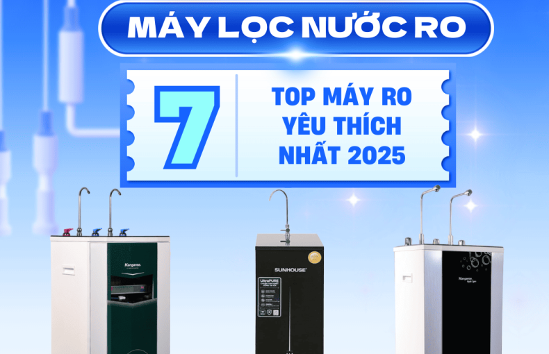 Máy lọc nước RO tốt nhất 2025 -  Top 7 mẫu được chuyên gia khuyên dùng hiện nay