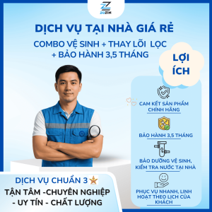 Thay lõi lọc nước tại nhà – ZoZin giá rẻ, chính hãng, bảo hành tận nơi